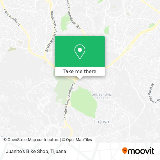 Mapa de Juanito's Bike Shop