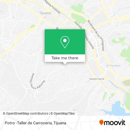 Potro -Taller de Carroceria map