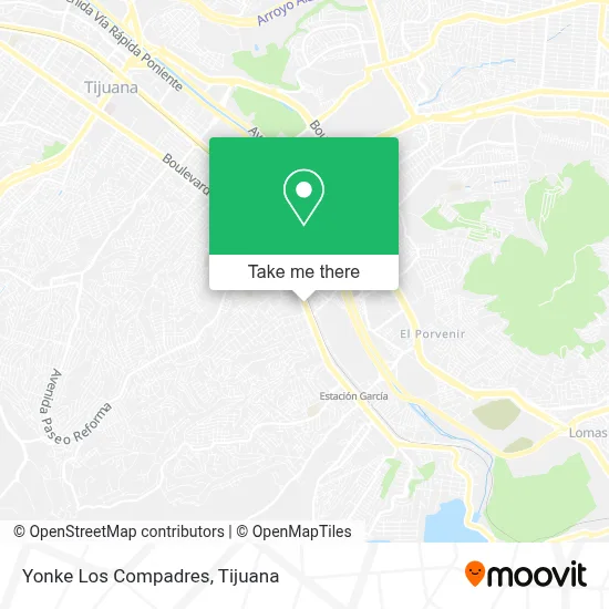 Yonke Los Compadres map