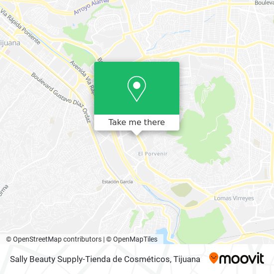 Sally Beauty Supply-Tienda de Cosméticos map