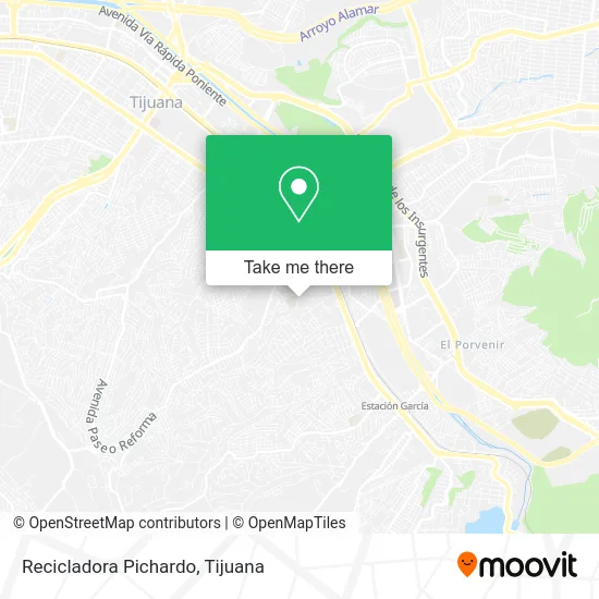 Recicladora Pichardo map