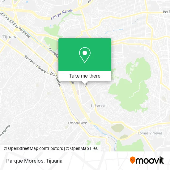 Parque Morelos map