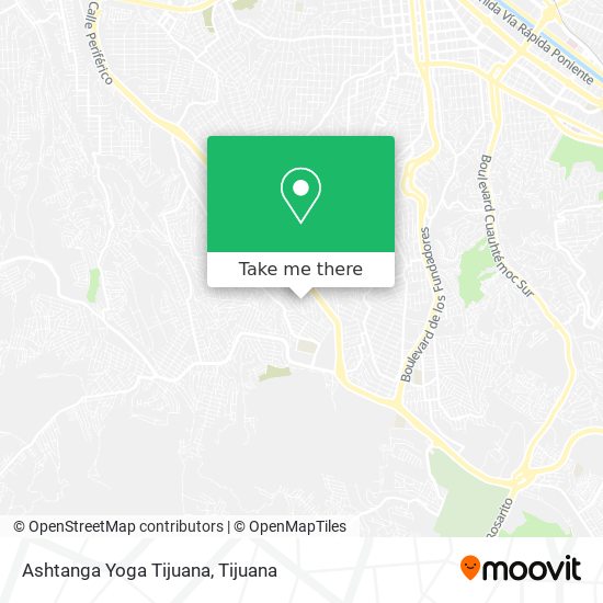Mapa de Ashtanga Yoga Tijuana