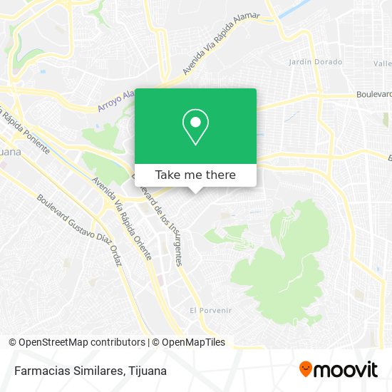 Farmacias Similares map