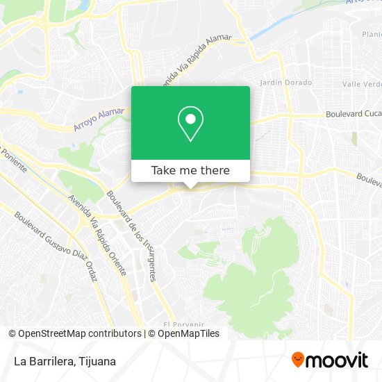 Mapa de La Barrilera