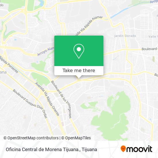How to get to Oficina Central de Morena Tijuana. by Bus?