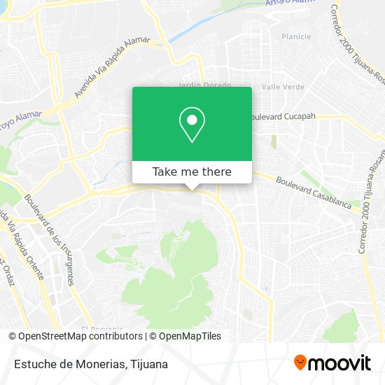 Mapa de Estuche de Monerias