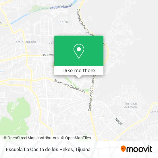 Escuela La Casita de los Pekes map