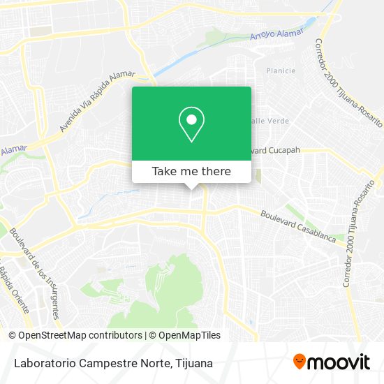 Laboratorio Campestre Norte map