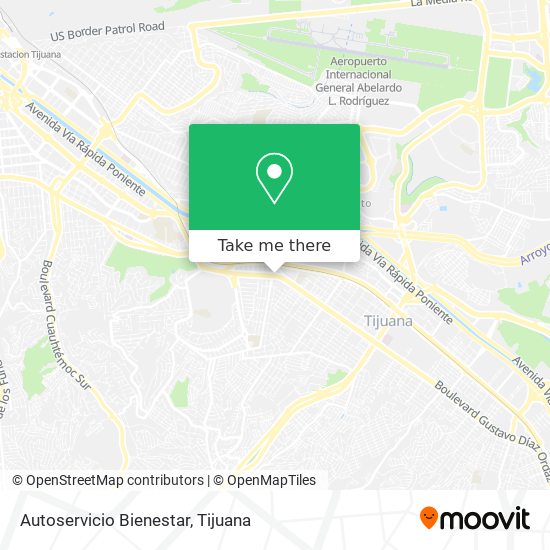 Autoservicio Bienestar map