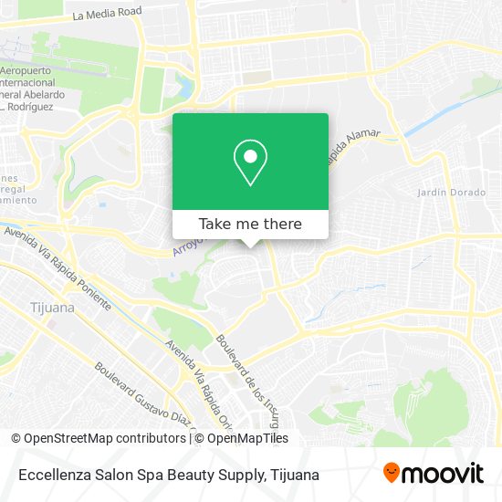 Eccellenza Salon Spa Beauty Supply map