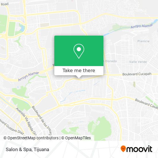 Mapa de Salon & Spa