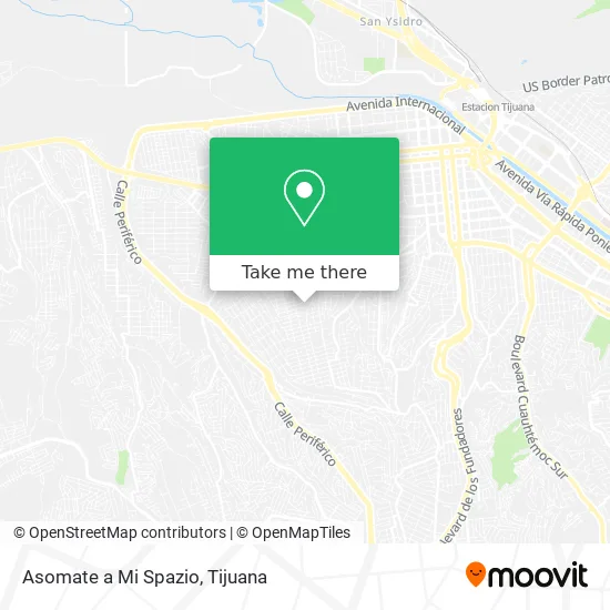 Asomate a Mi Spazio map