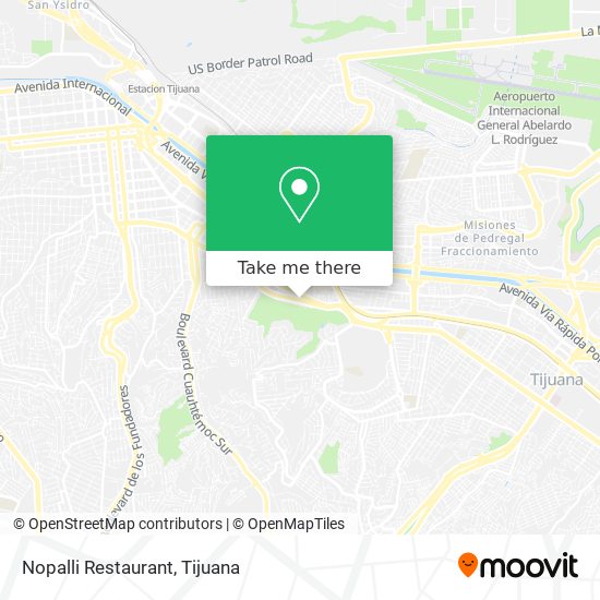 Nopalli Restaurant map