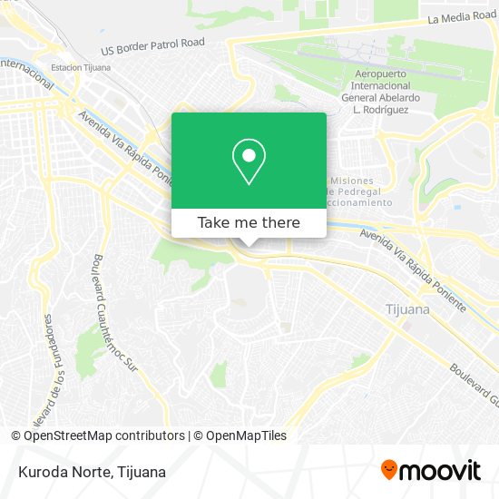 Mapa de Kuroda Norte