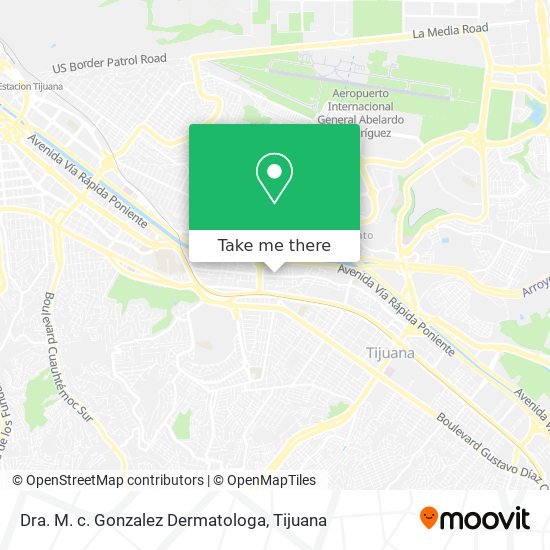 Dra. M. c. Gonzalez Dermatologa map