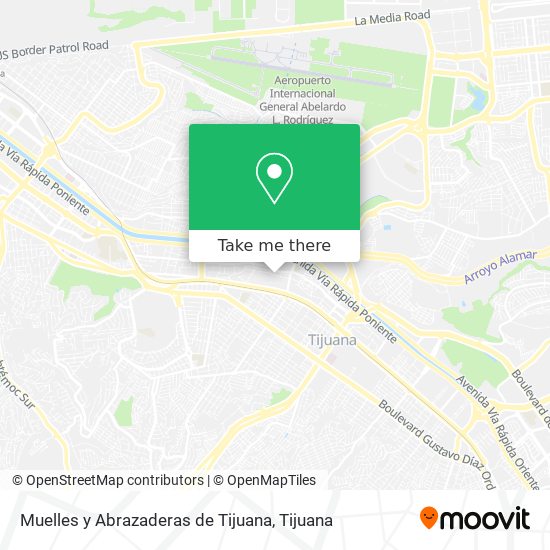 Muelles y Abrazaderas de Tijuana map