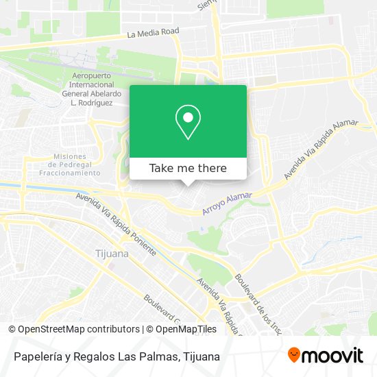 Papelería y Regalos Las Palmas map