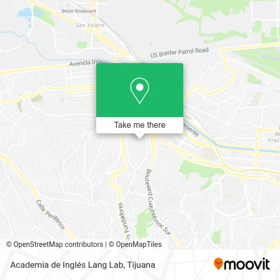 Academia de Inglés Lang Lab map