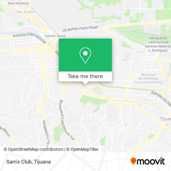 How to get to Sam's Club in Tijuana by Bus?