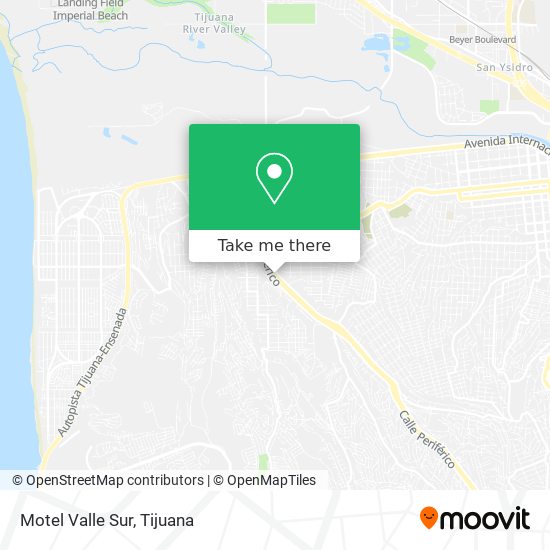 Mapa de Motel Valle Sur