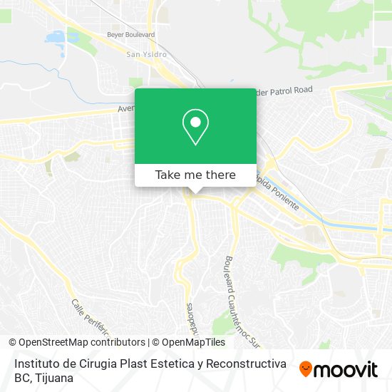 Mapa de Instituto de Cirugia Plast Estetica y Reconstructiva BC