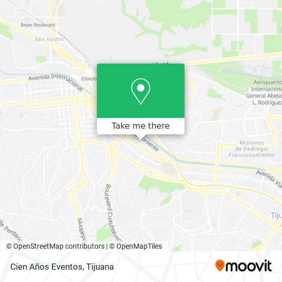 Cien Años Eventos map