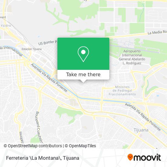 Ferreteria \La Montana\ map