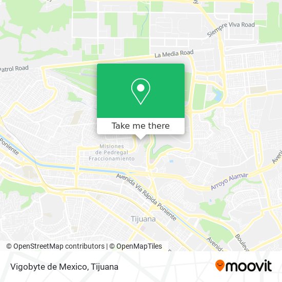 Vigobyte de Mexico map