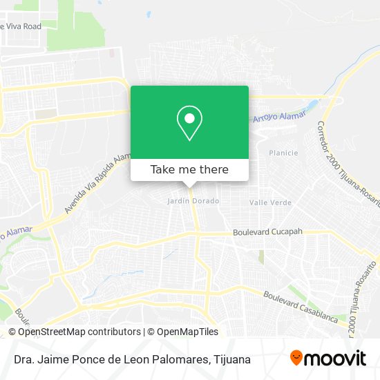 Mapa de Dra. Jaime Ponce de Leon Palomares