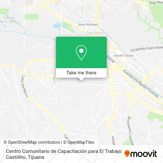 Centro Comunitario de Capacitación para El Trabajo Castillito map