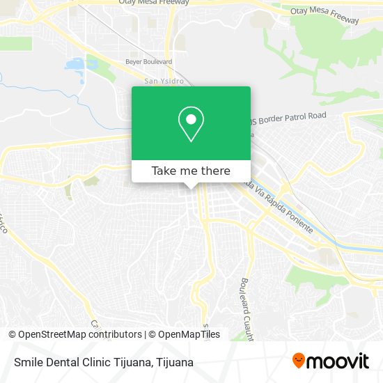 Smile Dental Clinic Tijuana map