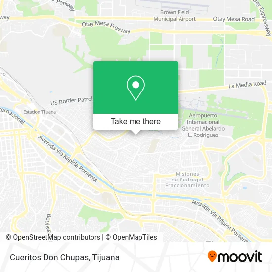 Cueritos Don Chupas map