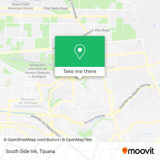 How to get to South Side Ink in Tijuana by Bus?
