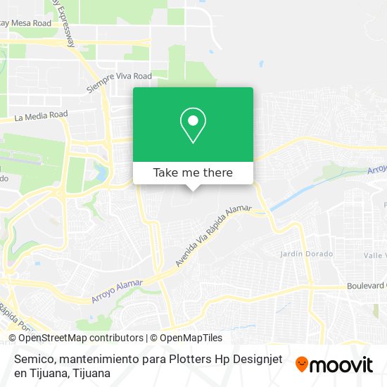 Semico, mantenimiento para Plotters Hp Designjet en Tijuana map