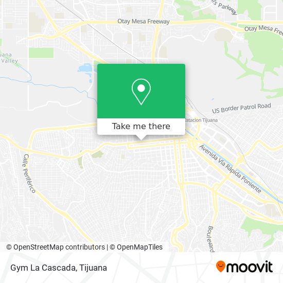 Gym La Cascada map