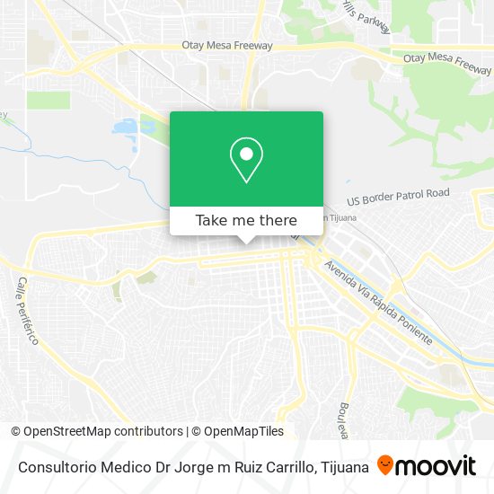 Mapa de Consultorio Medico Dr Jorge m Ruiz Carrillo