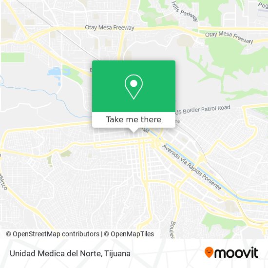 Unidad Medica del Norte map