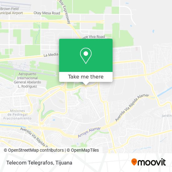 Telecom Telegrafos map