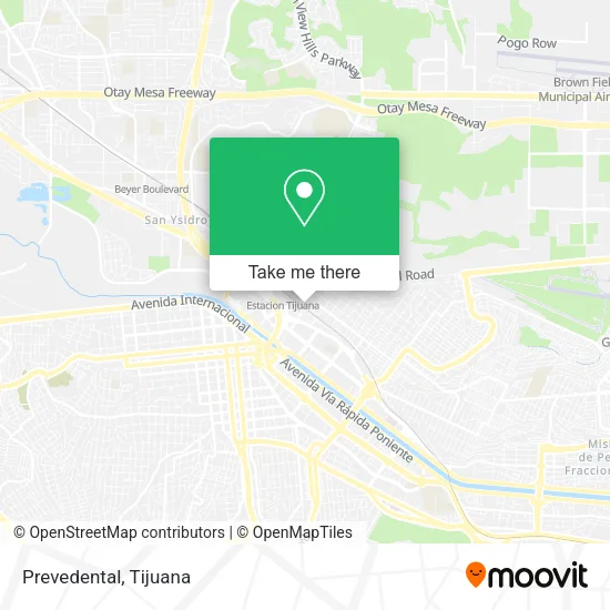 Prevedental map