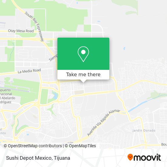 Mapa de Sushi Depot Mexico