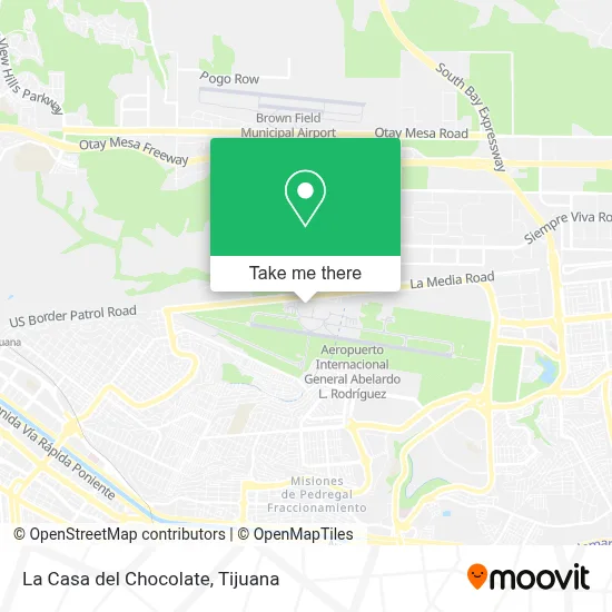 La Casa del Chocolate map