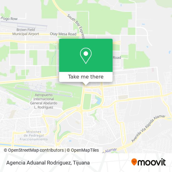 Mapa de Agencia Aduanal Rodriguez