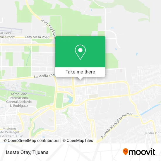 Issste Otay map