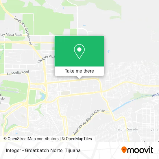 Mapa de Integer - Greatbatch Norte
