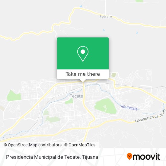 Presidencia Municipal de Tecate map