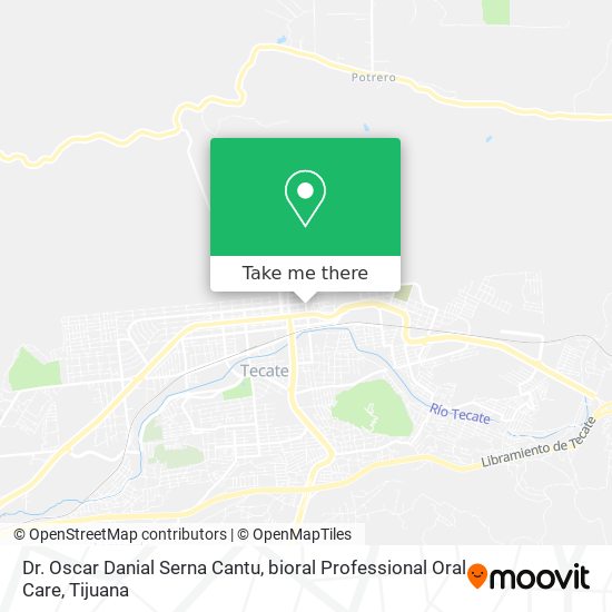 Dr. Oscar Danial Serna Cantu, bioral Professional Oral Care map