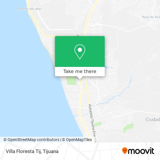 Villa Floresta Tij map