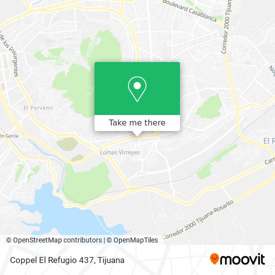 Coppel El Refugio 437 map