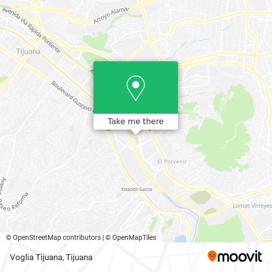 Mapa de Voglia Tijuana